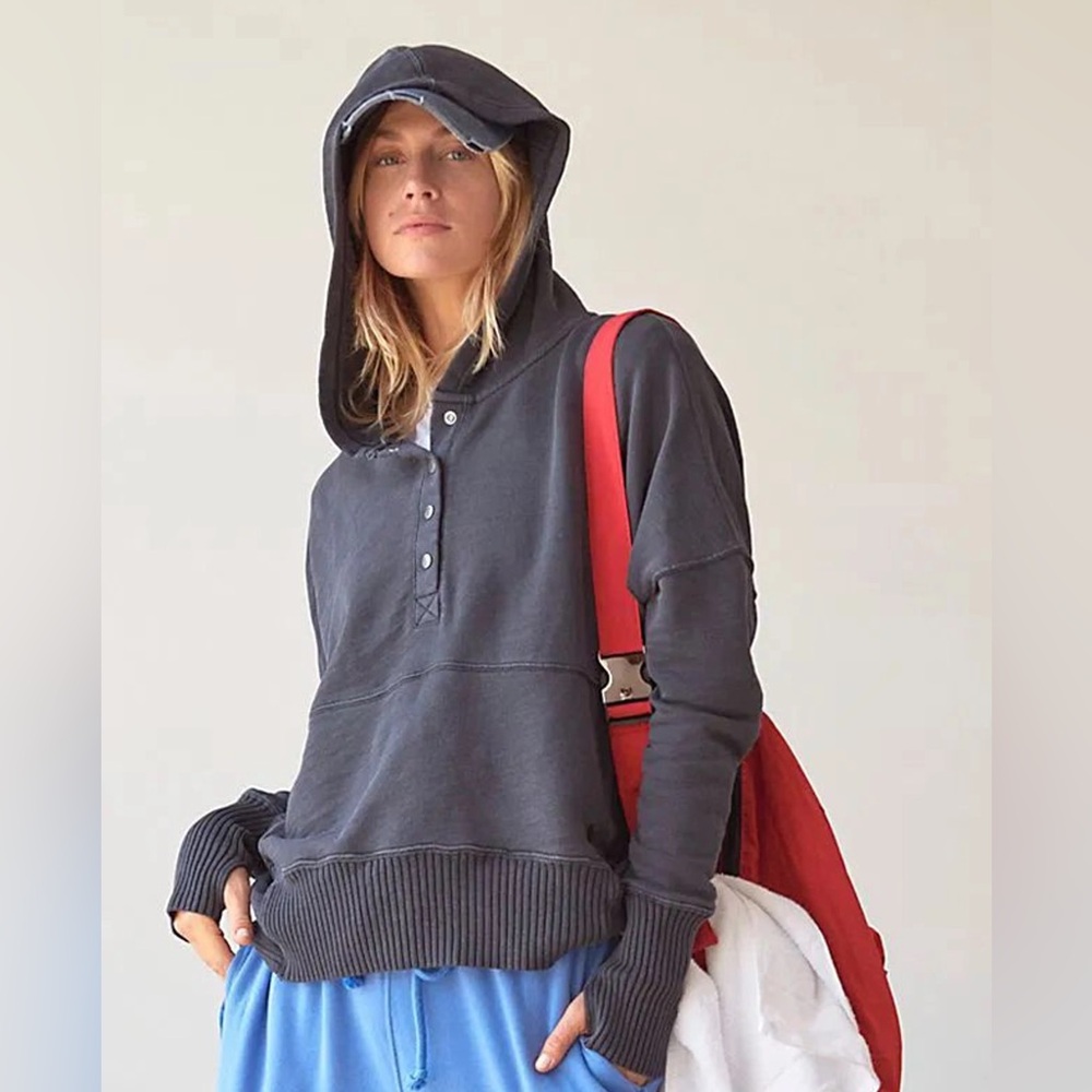 Free People Solid Honey Dove Pullover